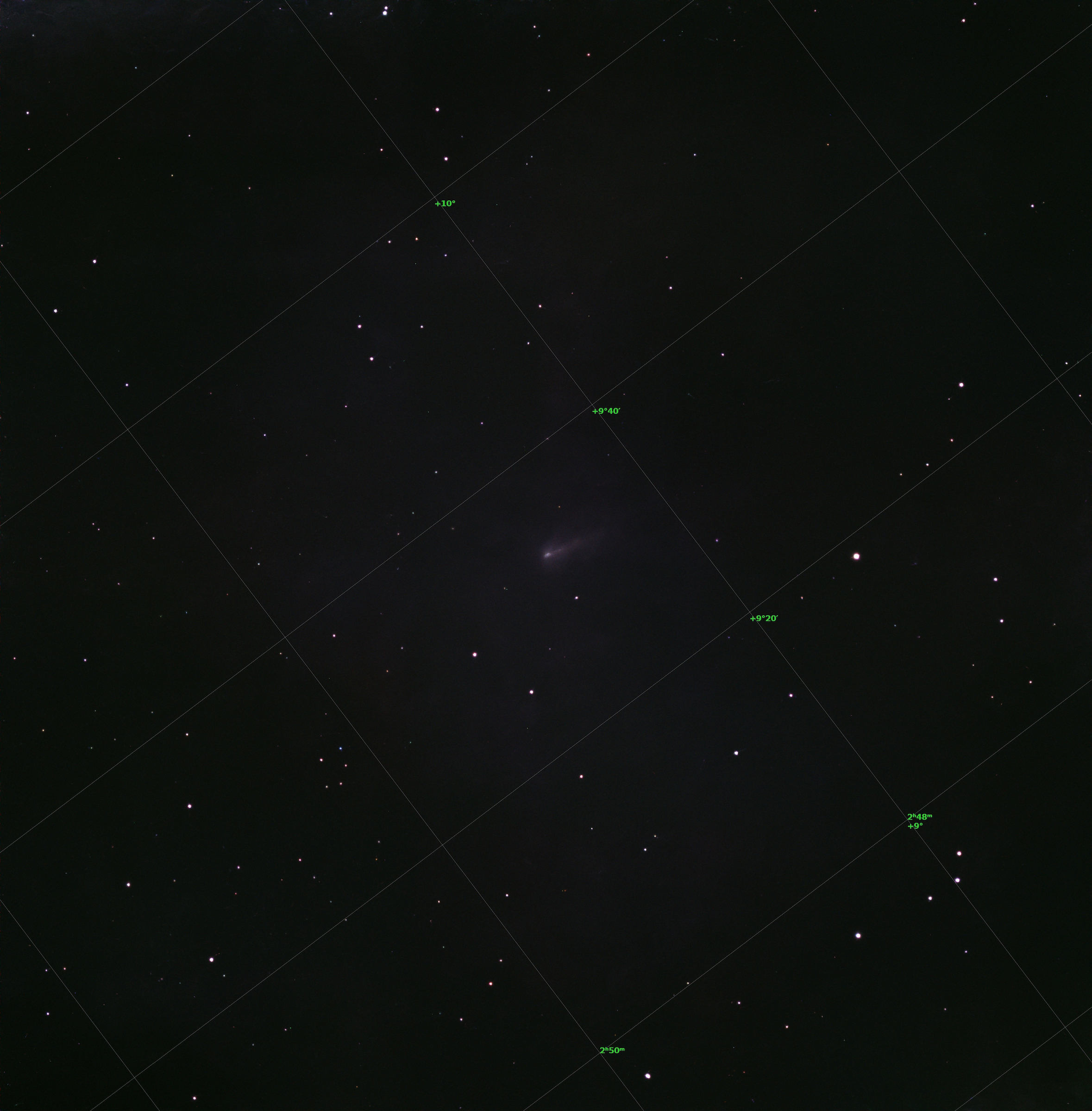 Comet 220P/McNaught viewed from my backyard with a Vespera Pro Telescope. Composite of 62 exposures (620 sec).