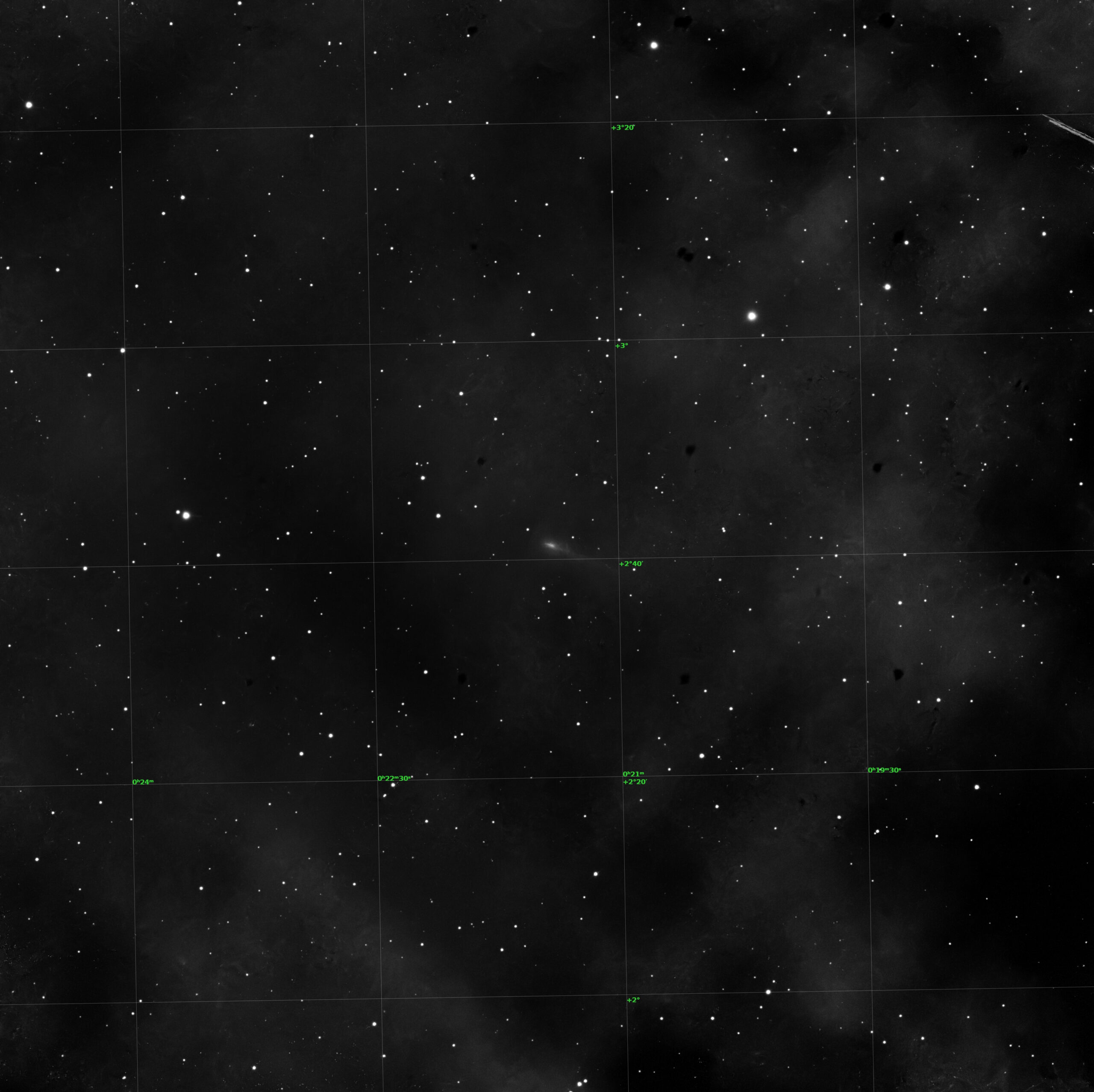 Comet 220P/McNaught viewed from my backyard with a Vespera Pro 2 Telescope. Exposure time 1310 sec (132 composite images). 