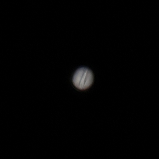 Jupiter occultation viewed from my backyard with a Vespera Pro 2 Telescope. Exposure time:  sec.